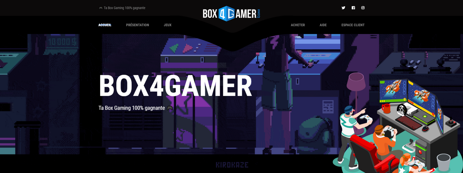 Box4Gamer - projet réalisé par Nity Pro (Florian LEROY)