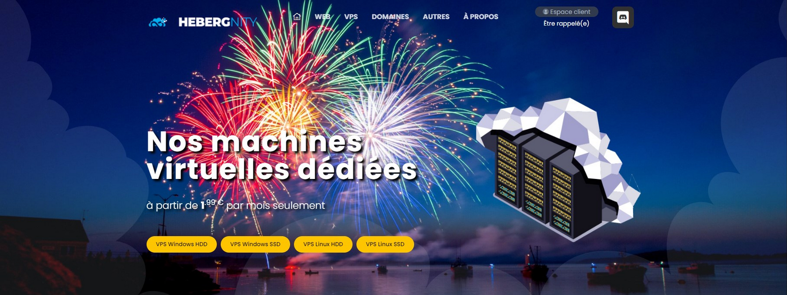 Hebergnity - projet réalisé par Nity Pro (Florian LEROY)