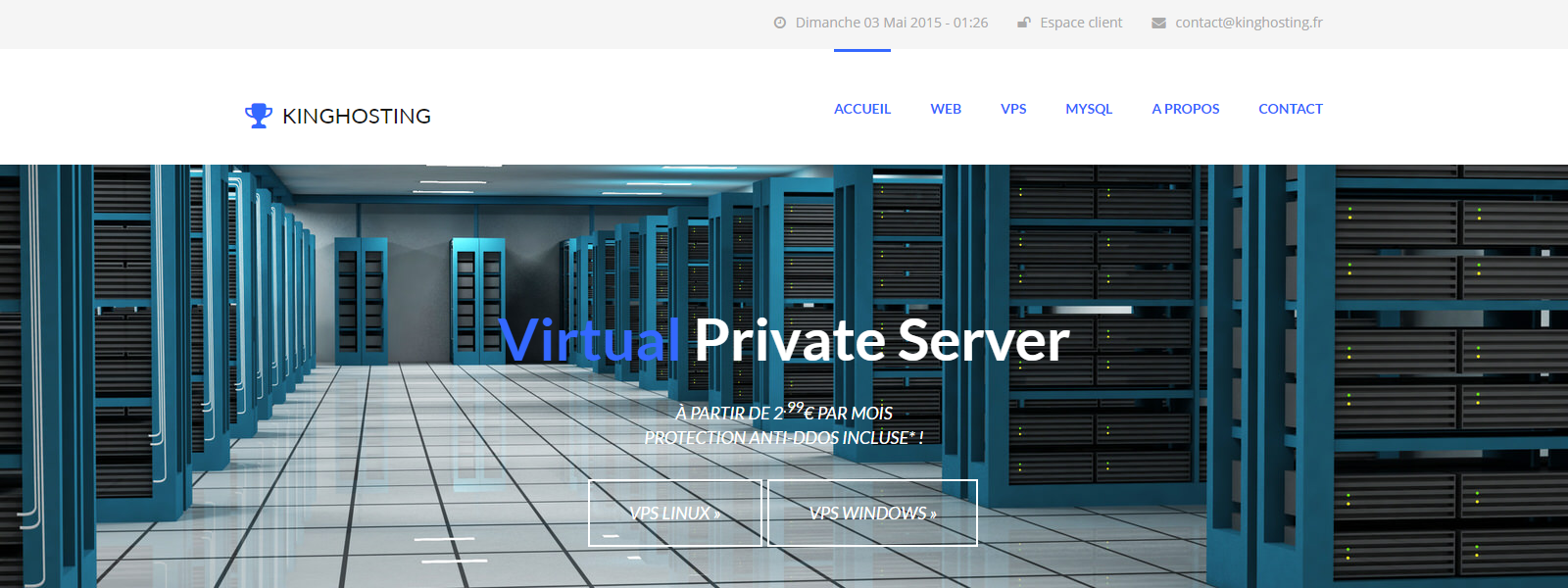 KingHosting - projet réalisé par Nity Pro (Florian LEROY)