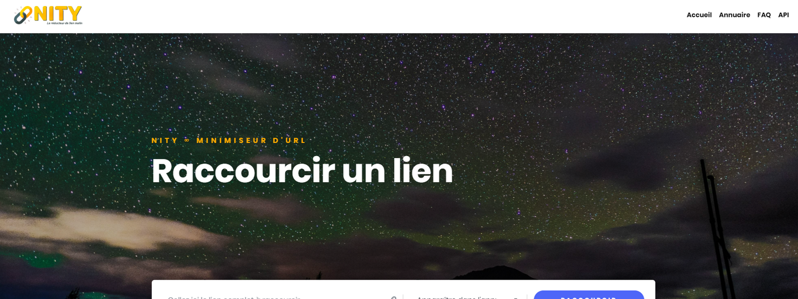 Nity - projet réalisé par Nity Pro (Florian LEROY)