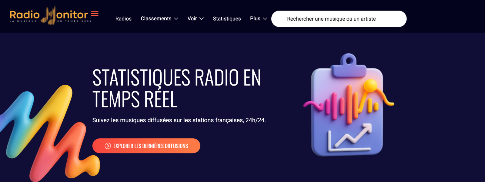 RadioMonitor.fr - projet réalisé par Nity Pro (Florian LEROY)