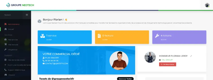 Groupe Neotech — réalisation Nity Pro