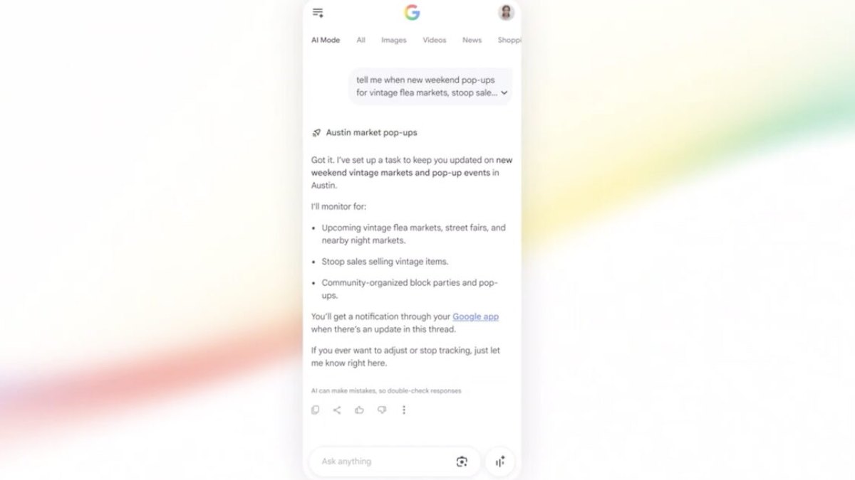 Google déploie massivement son option de veille dans l’AI Mode