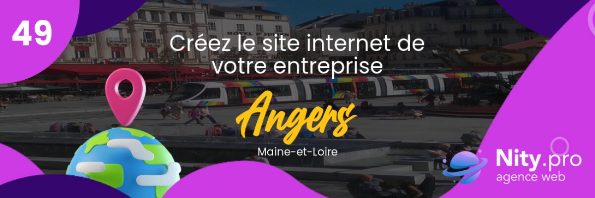 Découvrez l'agence web Nity Pro - Créer son site internet professionnel à Angers et alentours dans le département Maine-et-Loire. Obtenez un site convivial et adapté à vos besoins d'entreprise dès maintenant !
