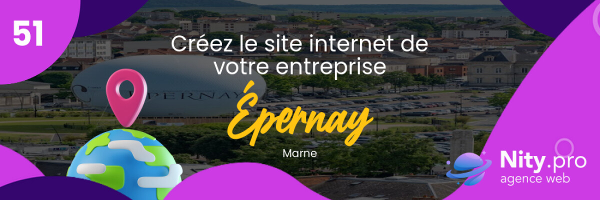 Découvrez l'agence web Nity Pro - Créer son site internet professionnel à Épernay et alentours dans le département Marne. Obtenez un site convivial et adapté à vos besoins d'entreprise dès maintenant !