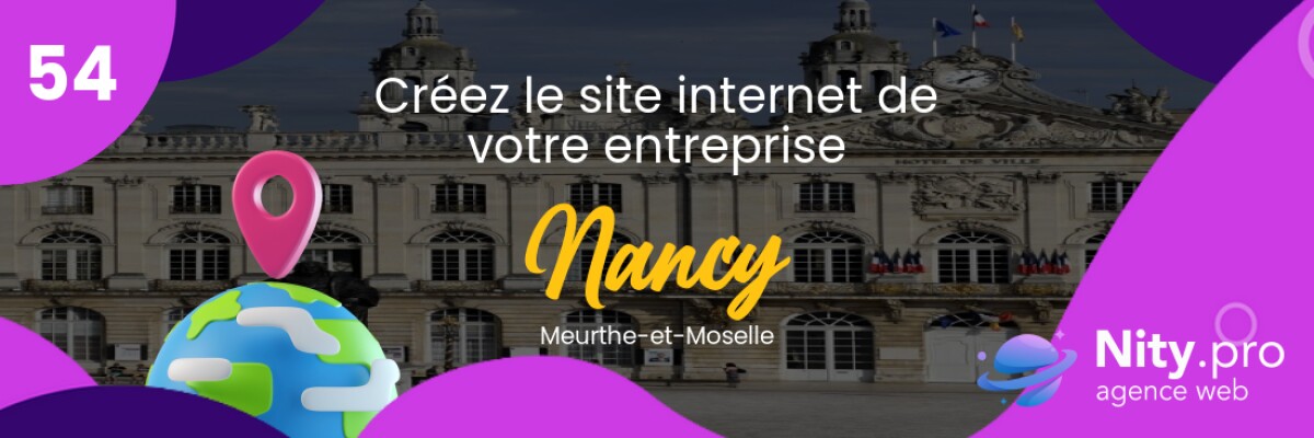 Découvrez l'agence web Nity Pro - Créer son site internet professionnel à Nancy et alentours dans le département Meurthe-et-Moselle. Obtenez un site convivial et adapté à vos besoins d'entreprise dès maintenant !