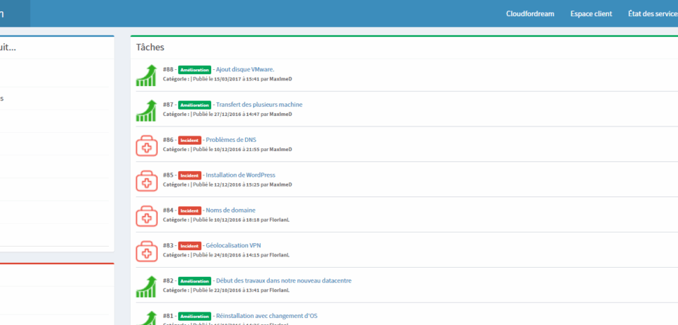 Cloudfordream Tasks