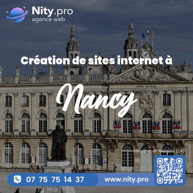 Agence web à Nancy pour site internet professionnel
