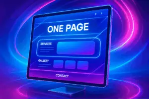 Création de site internet one-page